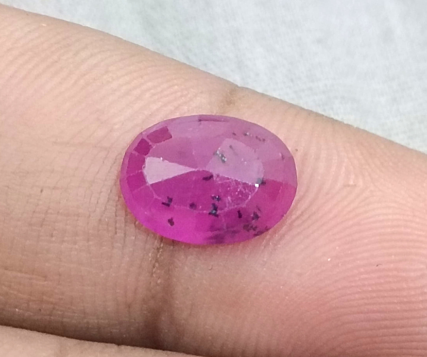 GSI Certified 3.12ct Mozambique Ruby, 100% Natural Untreated Gemsrone