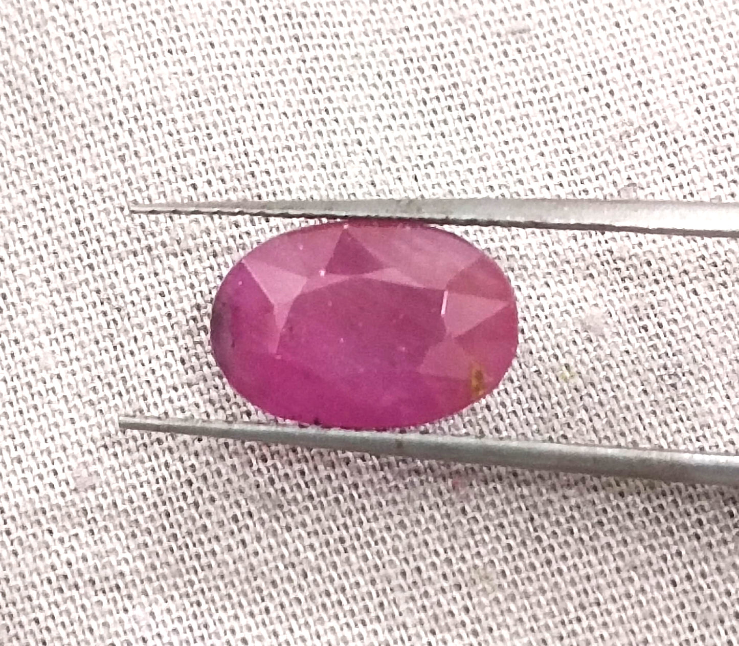 GSI Certified 3.86ct Mozambıque Ruby, 100% Natural Untreated Gemstone