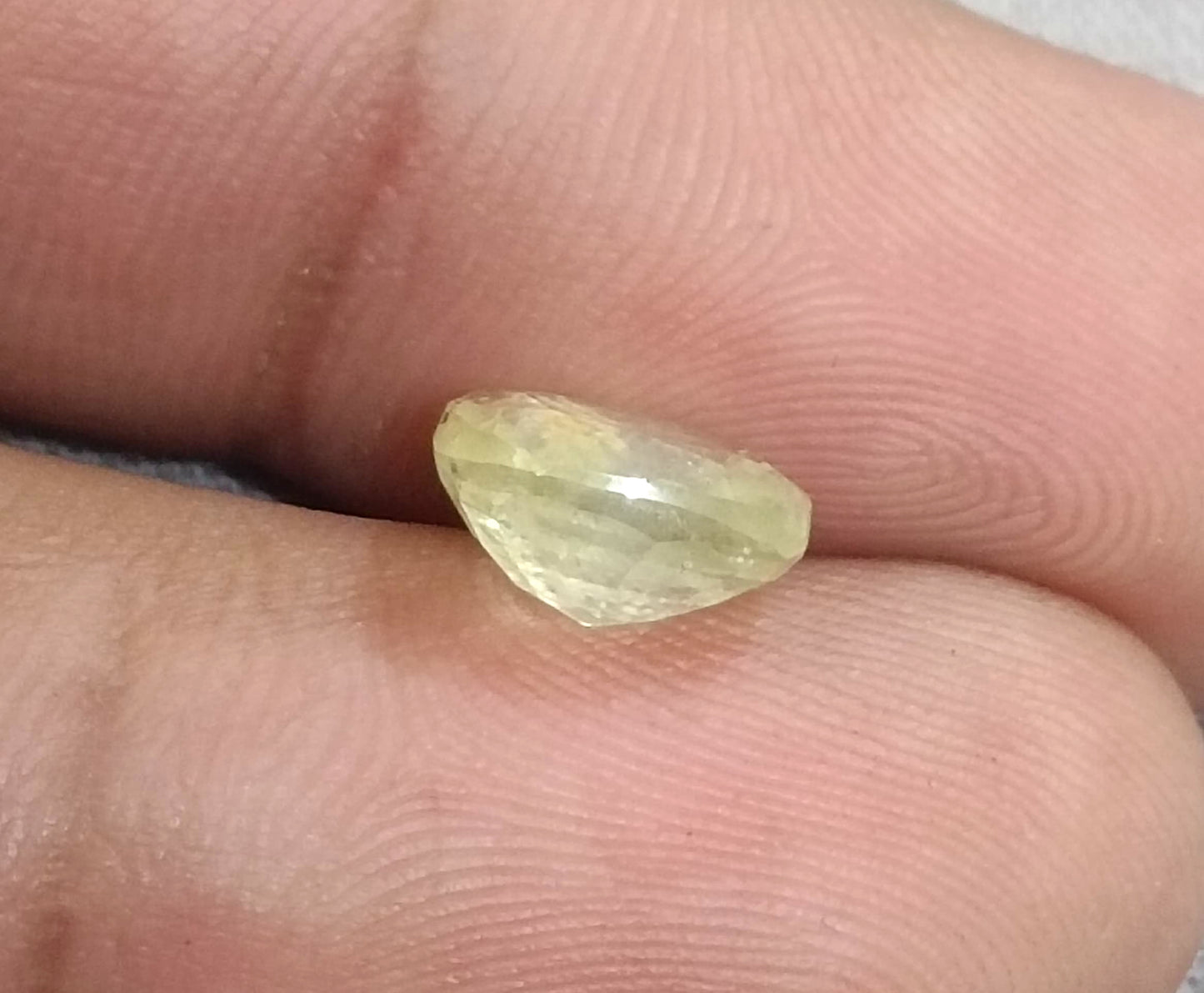 GSI Certified 3.60ct Yellow Sapphire, 100% Natural Untreated Gemstone