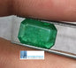 GSI Certified 2.96ct Deep Leaf Green Emerald, 100% Natural Gemstones