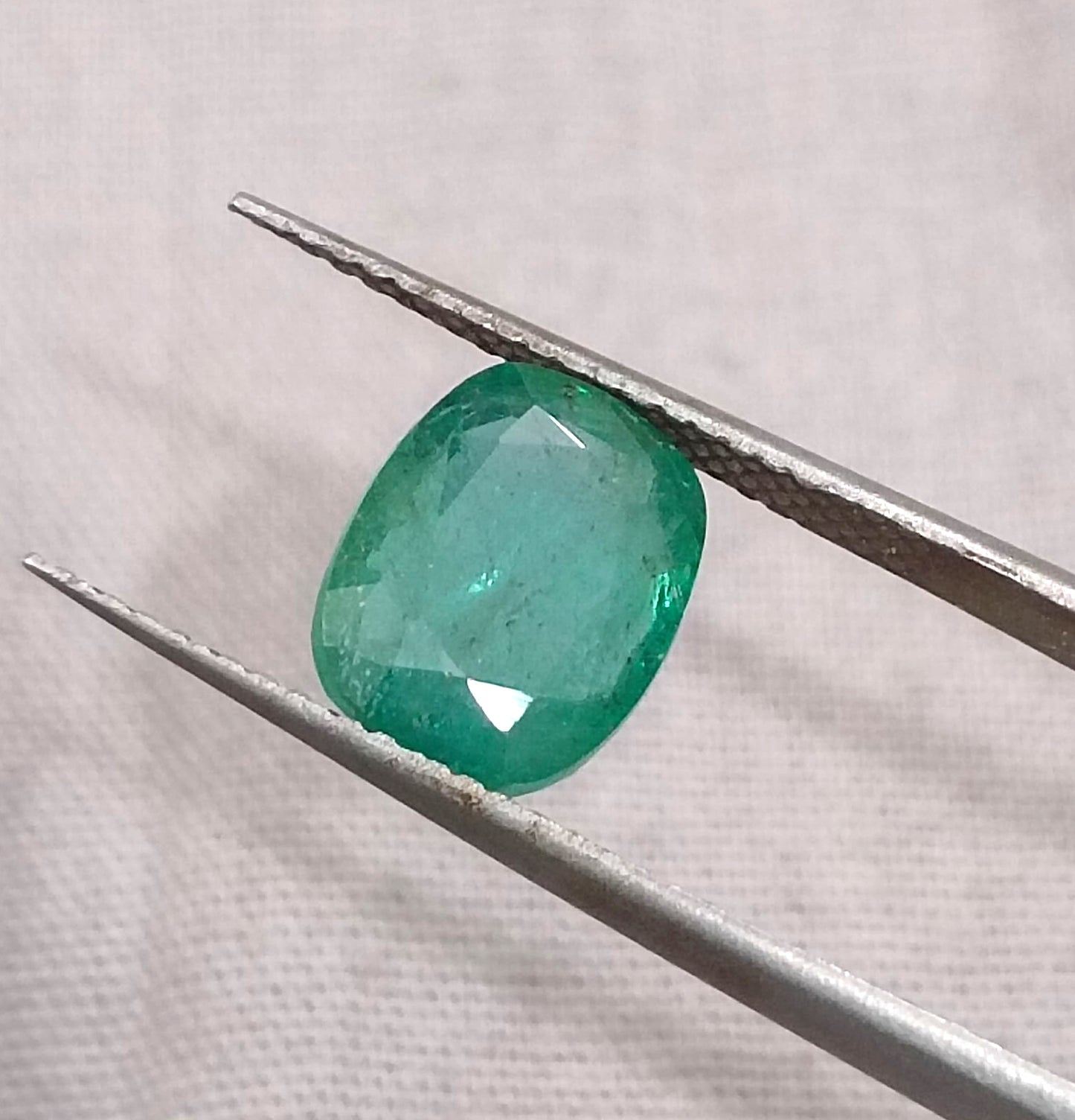 GSI Certified 2.41ct Zambian Emerald, 100% Natural Emerald