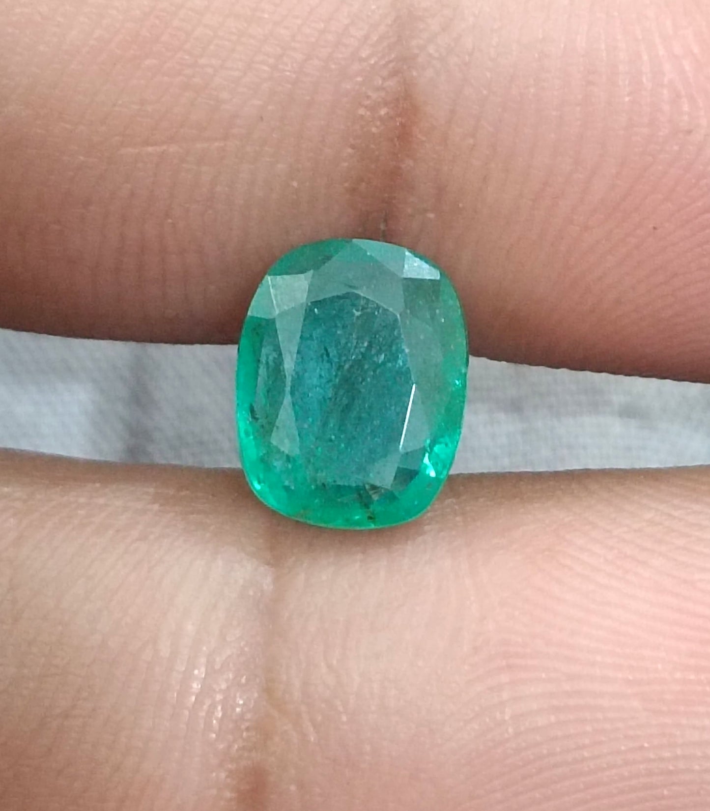 GSI Certified 2.41ct Zambian Emerald, 100% Natural Emerald