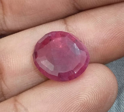 10.00ct Mozambique Ruby, 100% Natural Untreated Gemstone