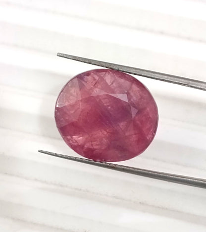 10.00ct Mozambique Ruby, 100% Natural Untreated Gemstone