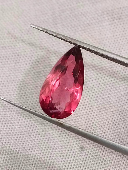 2.21ct Rubellite Tourmaline, 100% Natural Gemstone