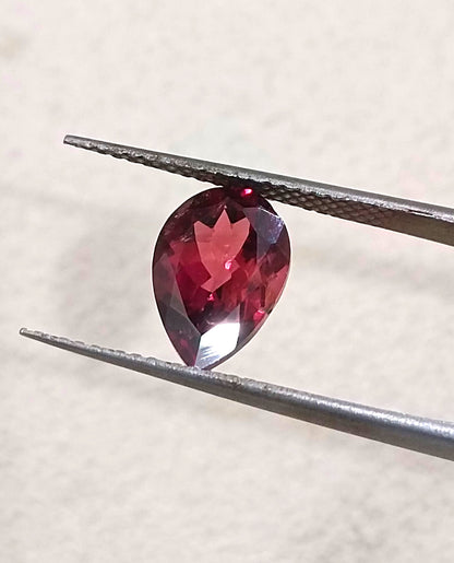 GSI Certified 1.93ct Rubellıte Tourmaline, 100% Natural Untreated Gemstone