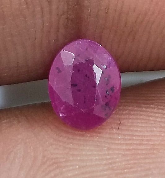 GSI Certified 1.40ct Ruby Natural Untreated Gemstone - SMSGEMS 