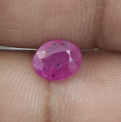 GSI Certified 1.40ct Ruby Natural Untreated Gemstone - SMSGEMS 