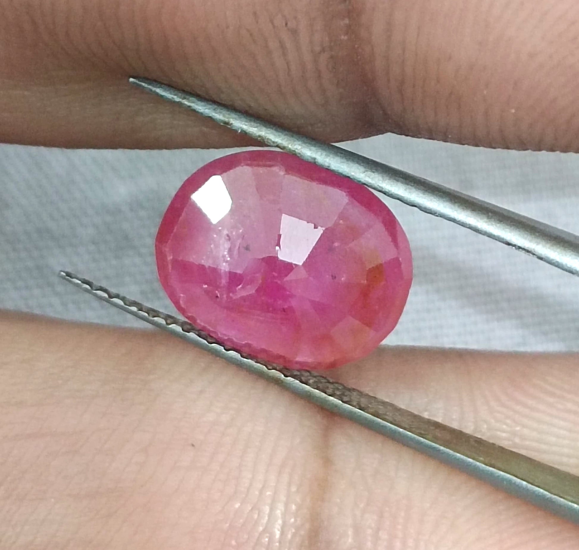 GSI Certified 4.54ct Ruby Natural Untreated Gemstone - SMSGEMS 