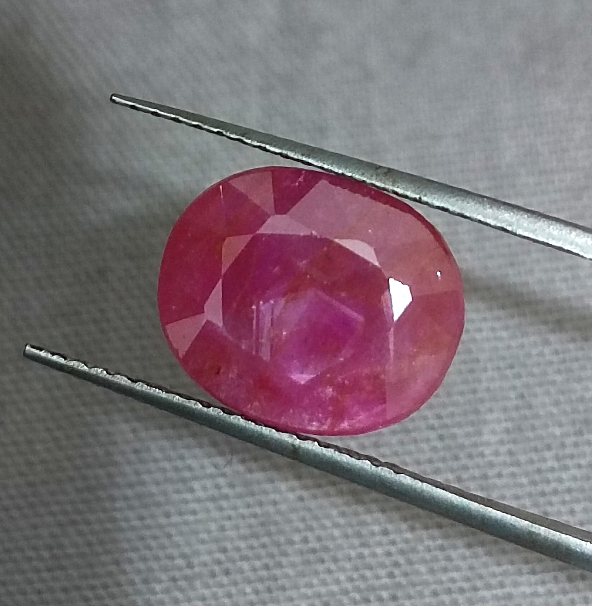 GSI Certified 4.54ct Ruby Natural Untreated Gemstone - SMSGEMS 