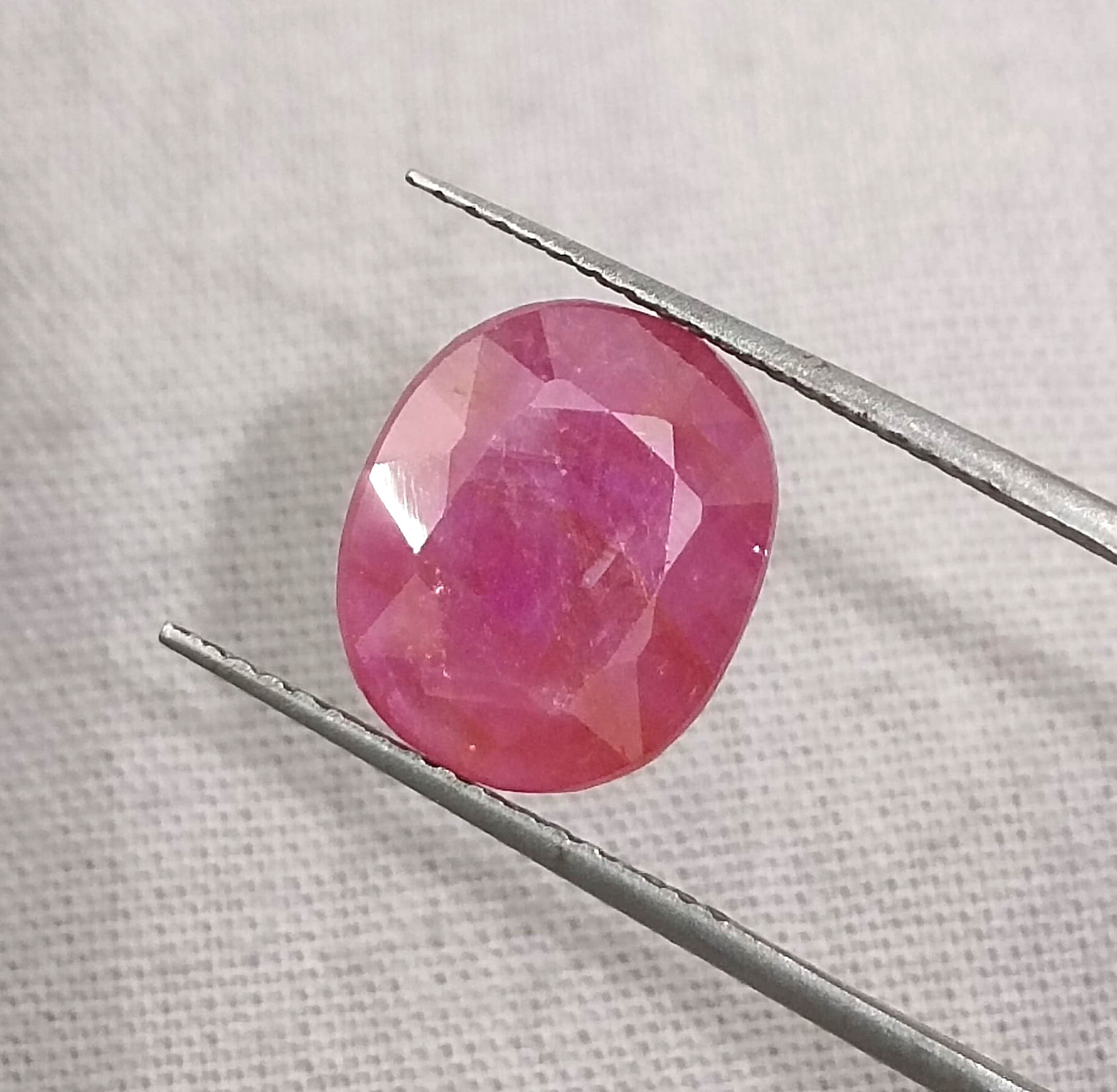 GSI Certified 4.54ct Ruby Natural Untreated Gemstone - SMSGEMS 