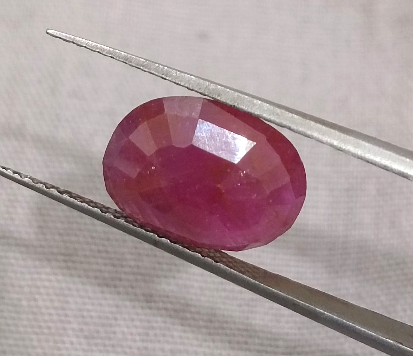 GSI Certified 4.39ct Ruby Natural Untreated Gemstone - SMSGEMS 