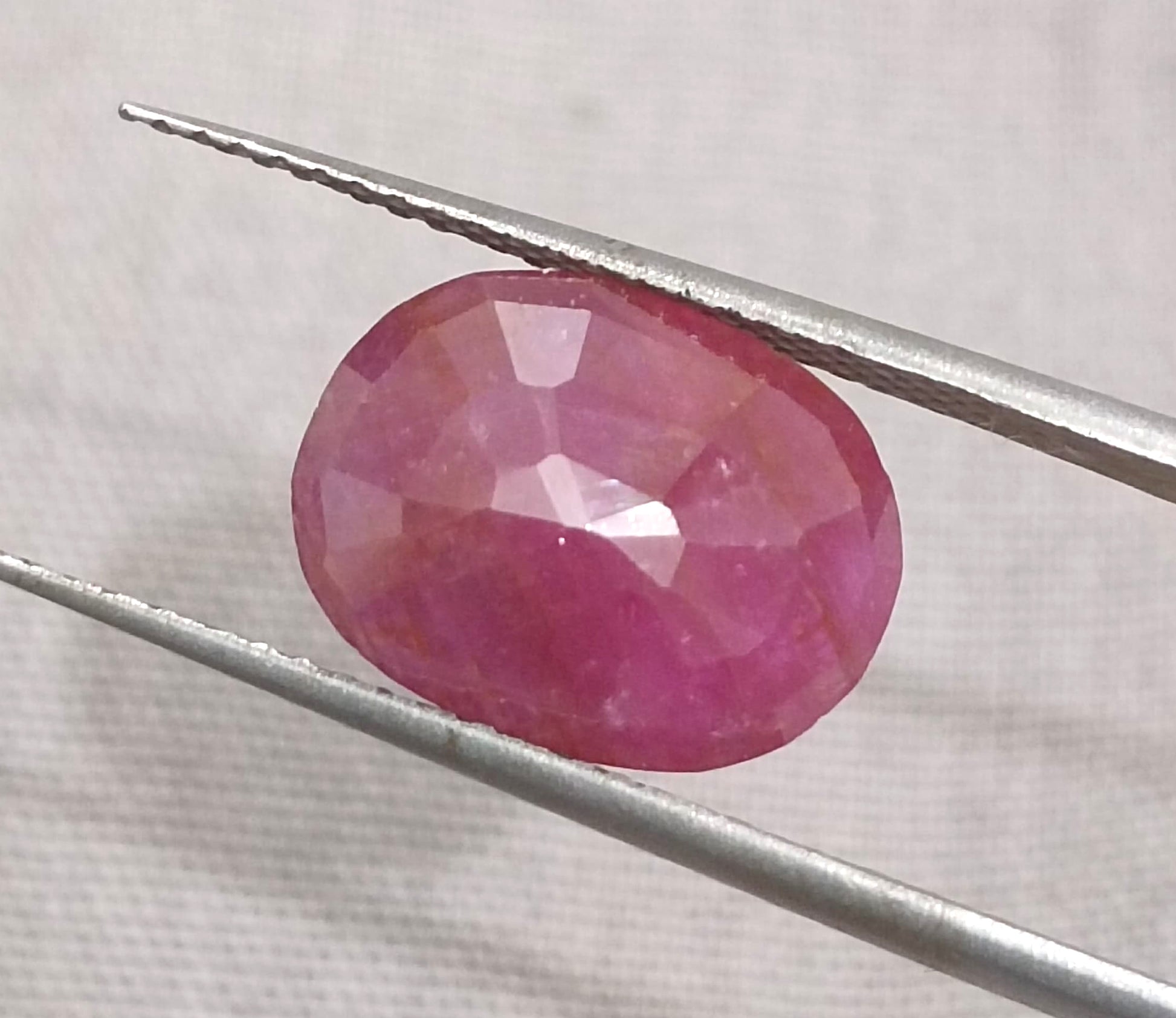 GSI Certified 4.39ct Ruby Natural Untreated Gemstone - SMSGEMS 