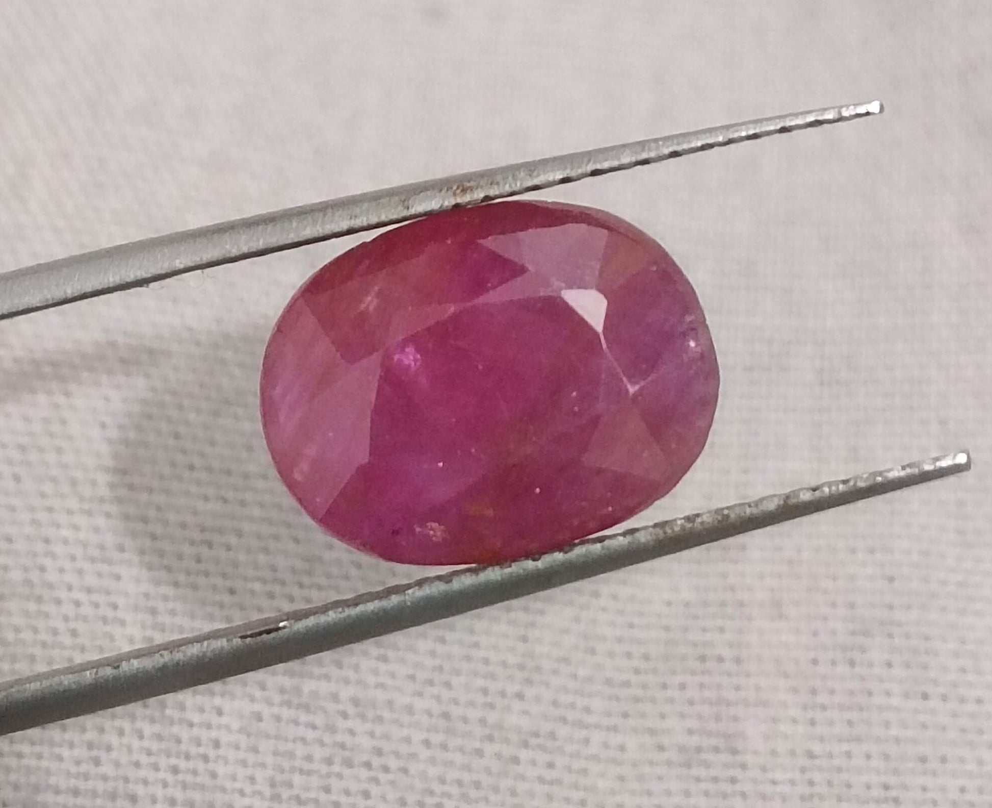 GSI Certified 4.39ct Ruby Natural Untreated Gemstone - SMSGEMS 