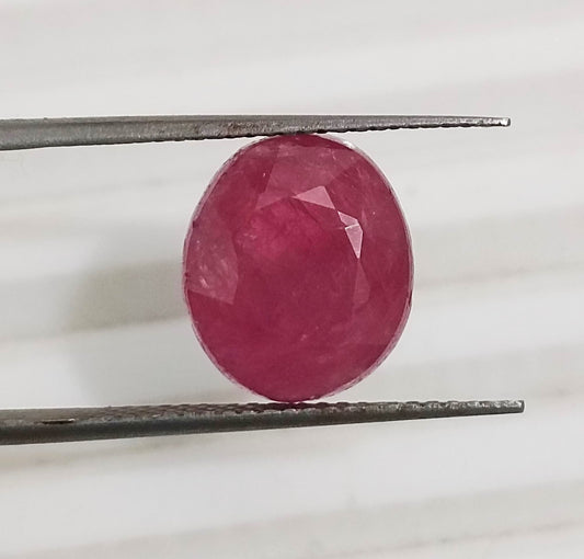 GSI Certified 4.92ct Ruby Natural Earth Mined Gemstone - SMSGEMS 