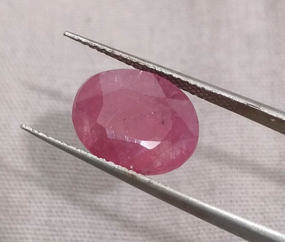 GSI Certified 5.00ct Ruby Natural Untreated Gemstone - SMSGEMS 