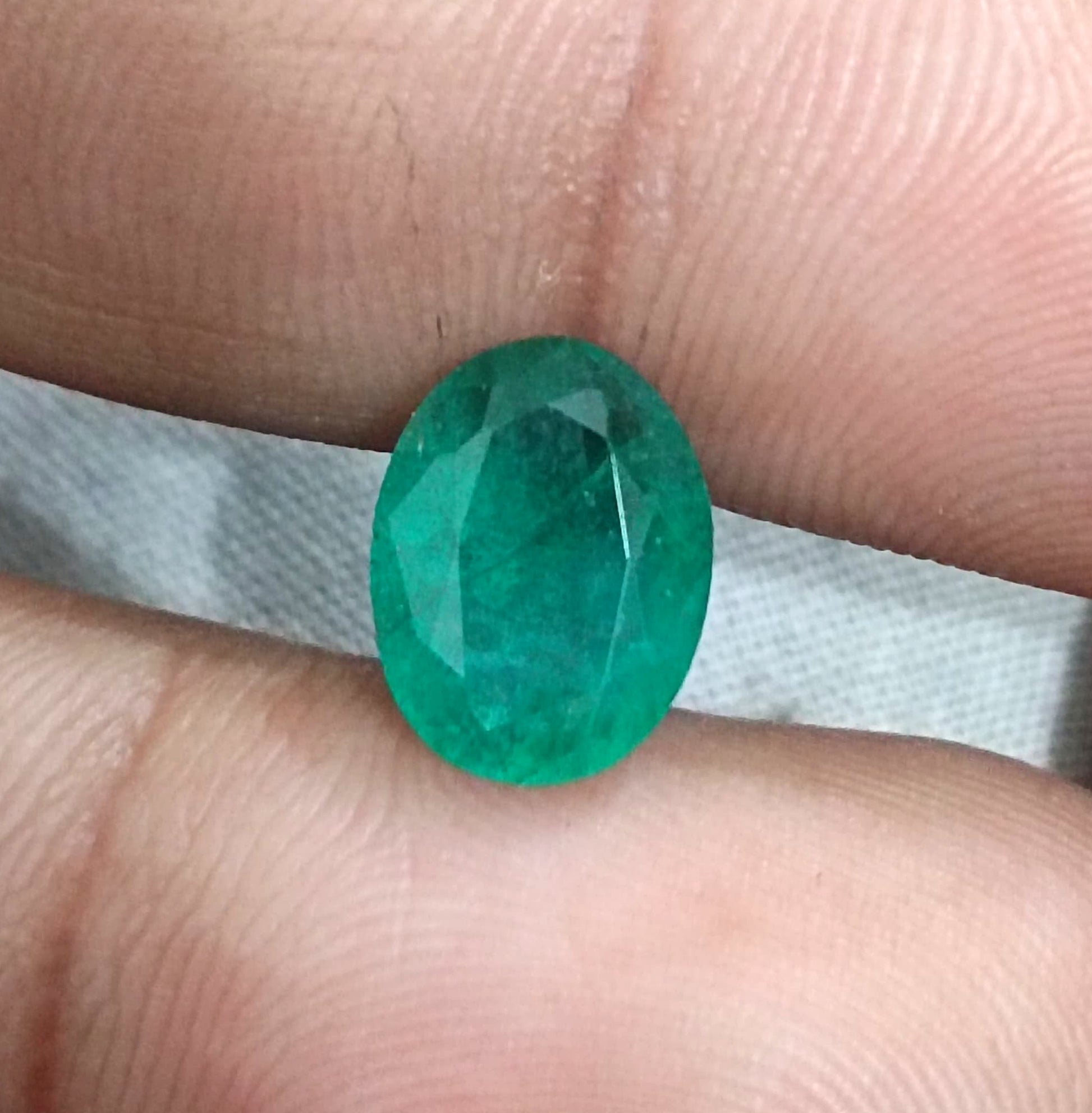 GSI Certified 3.59ct Zambian Emerald Natural Earth Mined Gemstone - SMSGEMS 