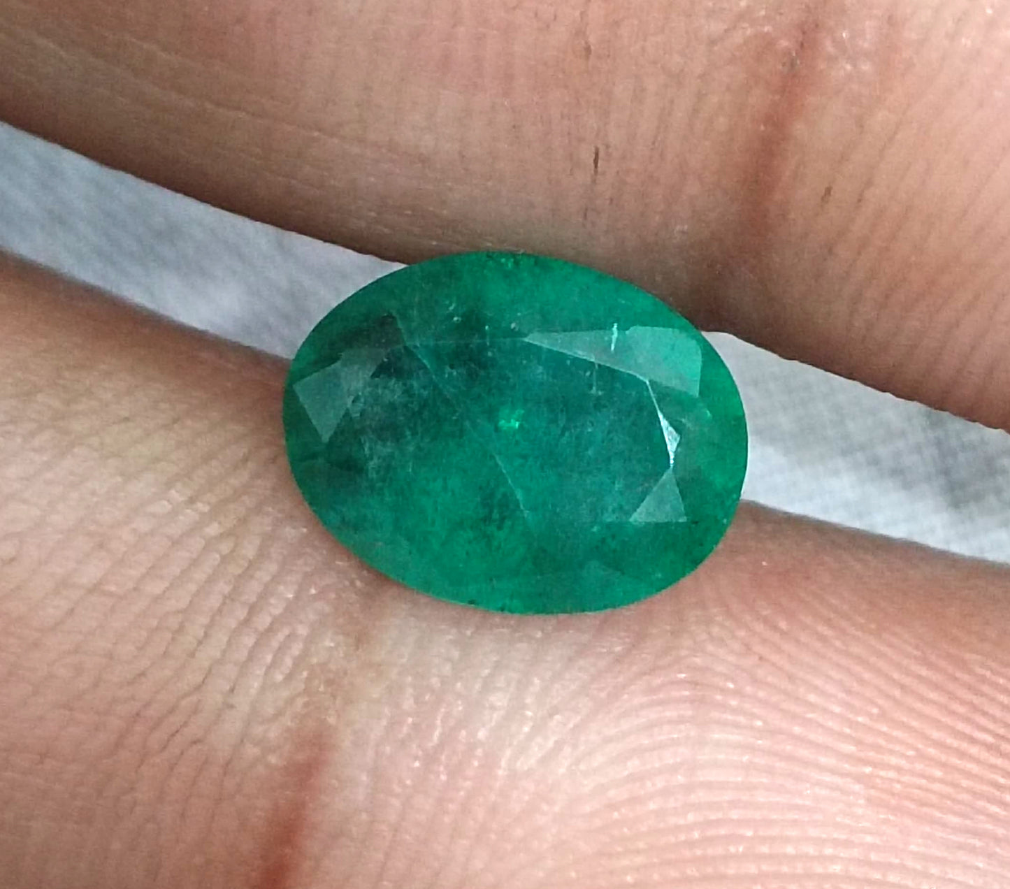 GSI Certified 3.59ct Zambian Emerald Natural Earth Mined Gemstone - SMSGEMS 