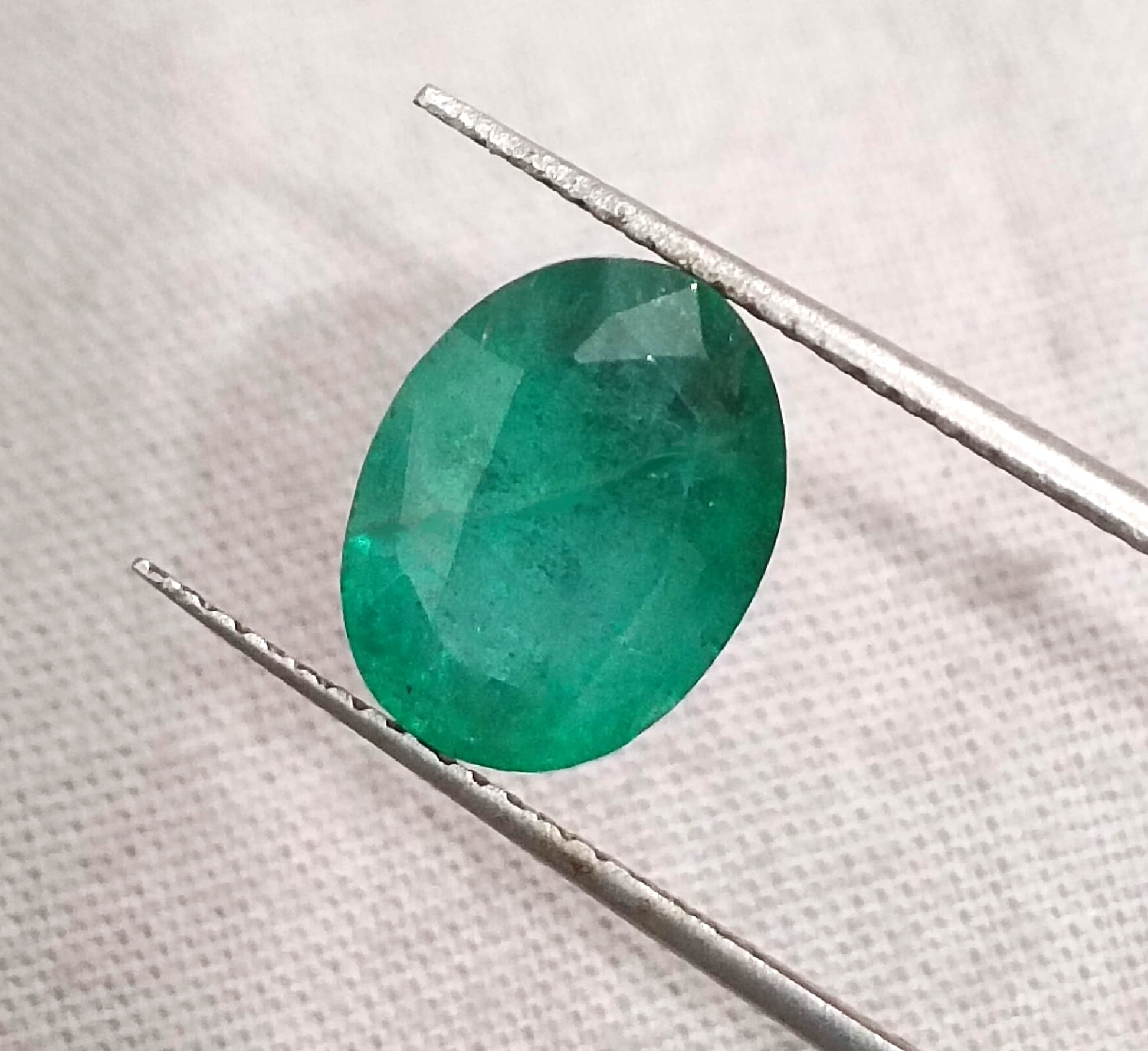 GSI Certified 3.59ct Zambian Emerald Natural Earth Mined Gemstone - SMSGEMS 