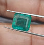 GSI Certified 3.42ct Medium Deep Green Emerald Natural Earth Mined Gemstone - SMSGEMS 