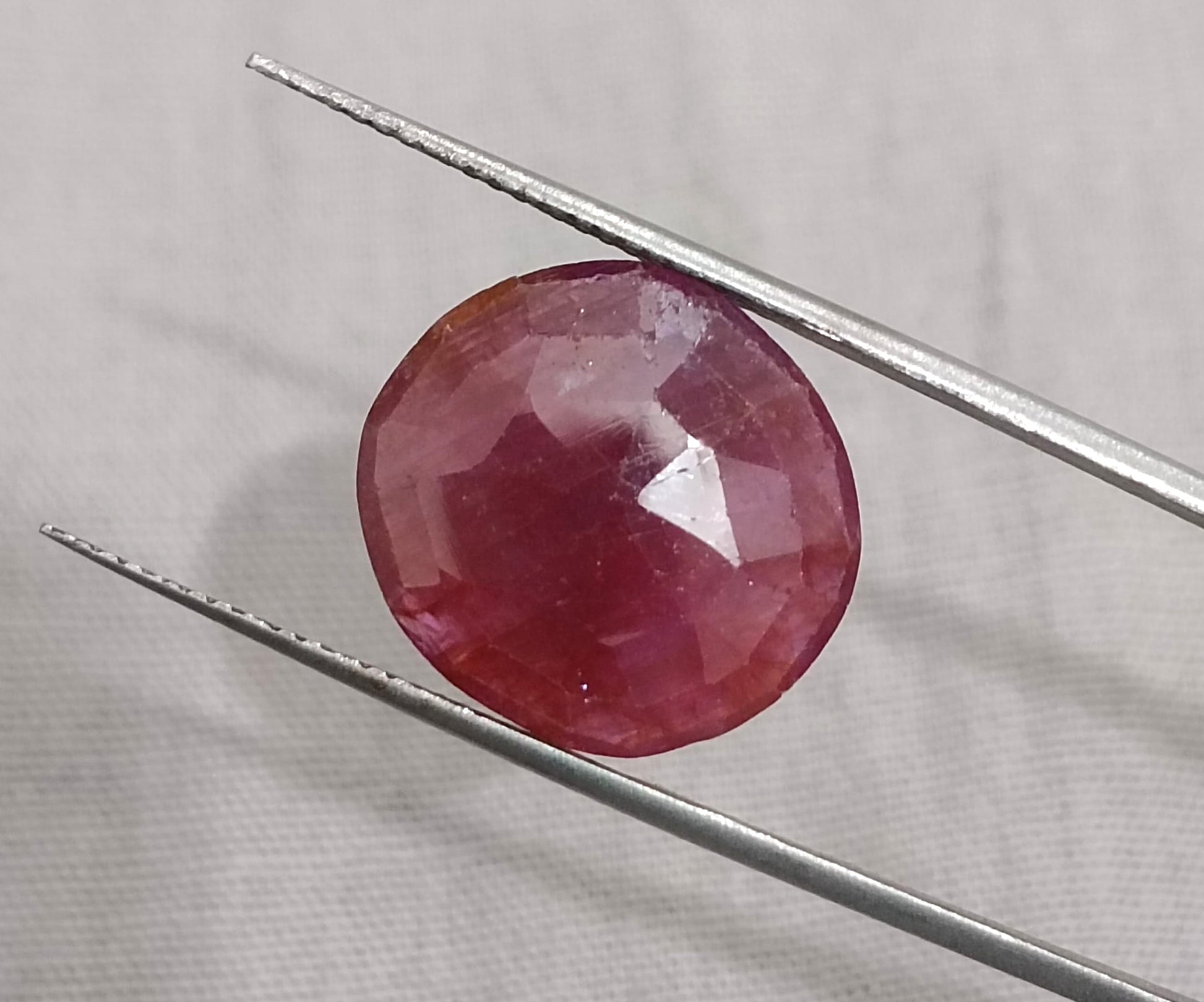 9.41ct African Ruby Natural Earth Mined Gemstone - SMSGEMS 