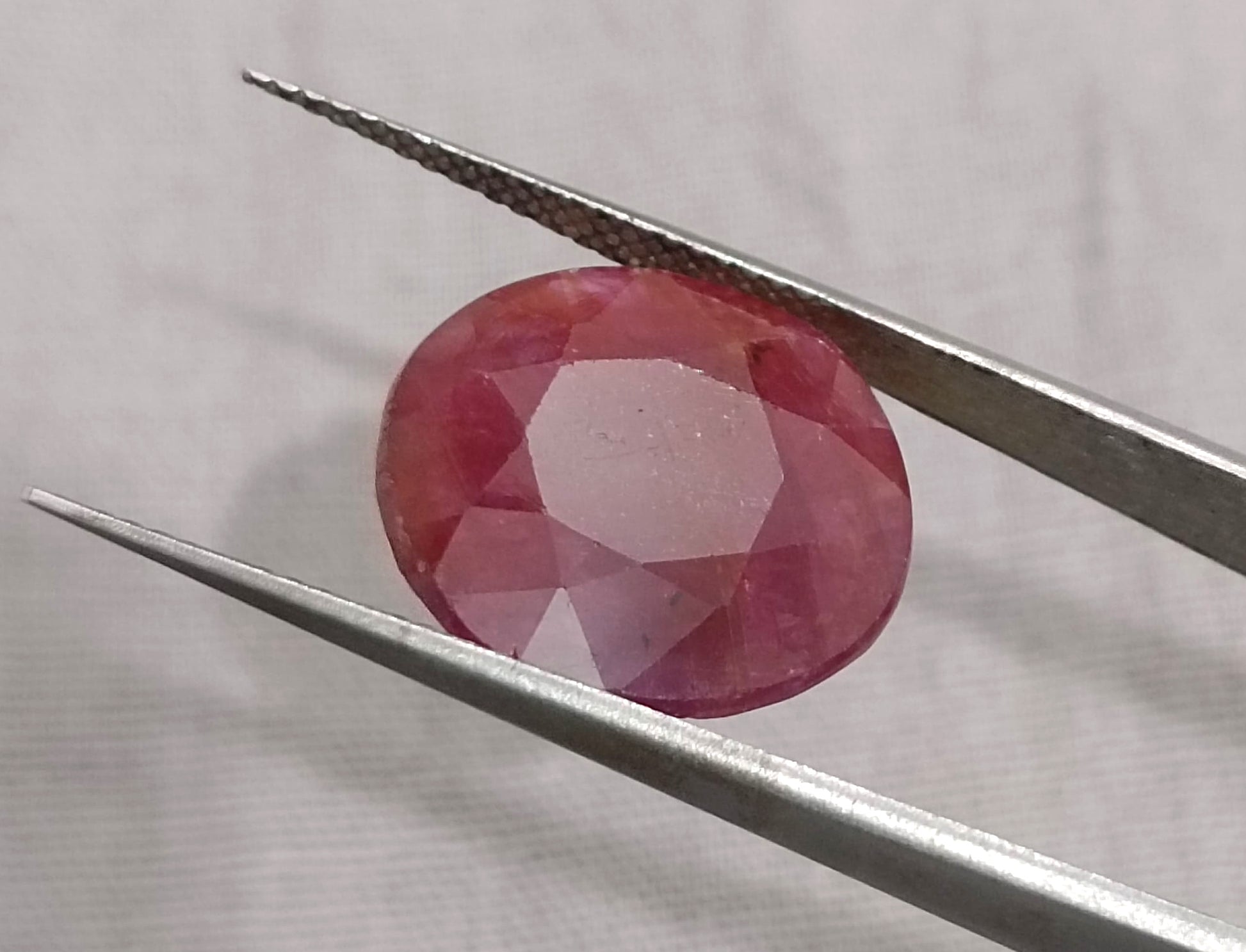 9.41ct African Ruby Natural Earth Mined Gemstone - SMSGEMS 