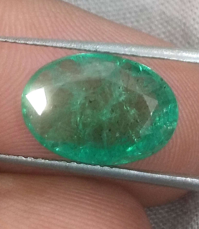 4.52ct Certified Natural Zambian Emerald