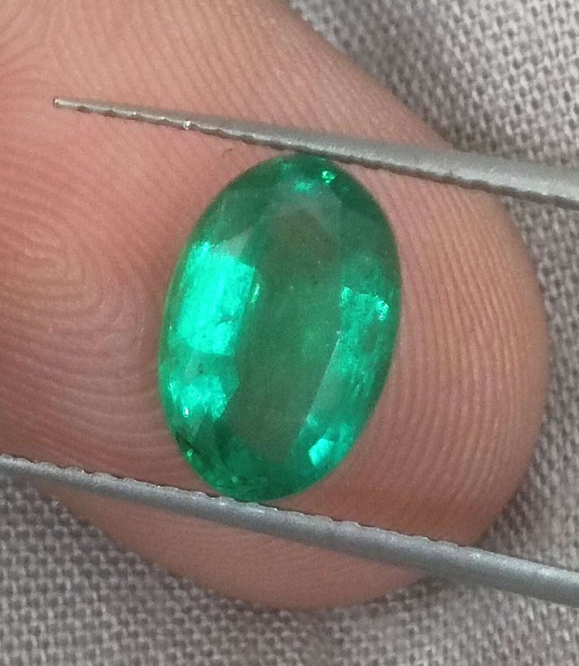 Swat Emerald 1.96ct Certified Natural Emerald Stone