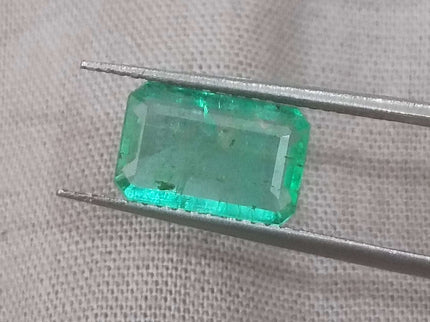 2.05ct Panjshir Emerald, Certified Natural Medium Light Green Gemstone