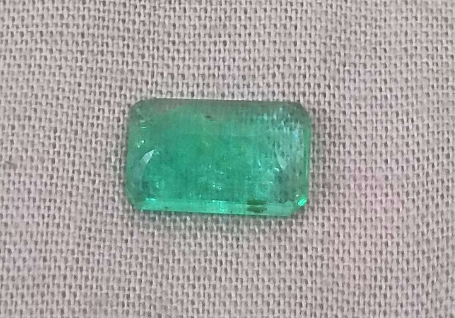 2.05ct GSI USA Certified Medium Light Green Panjshir Emerald Minor Oiled Loose Gemstone