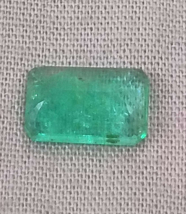 2.05ct Panjshir Emerald, Certified Natural Medium Light Green Gemstone