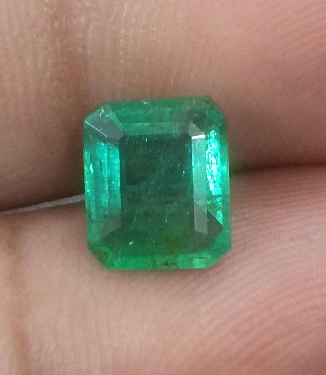 1.97ct Certified Natural Zambian Emerald Stone