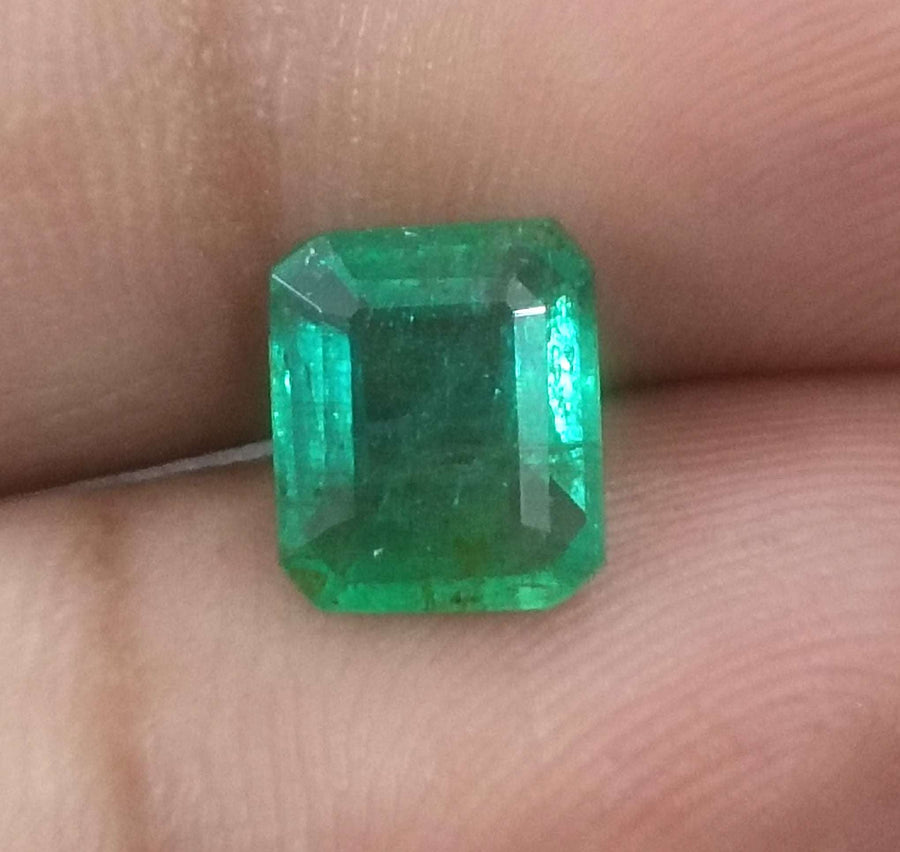 1.97ct Certified Natural Zambian Emerald Stone
