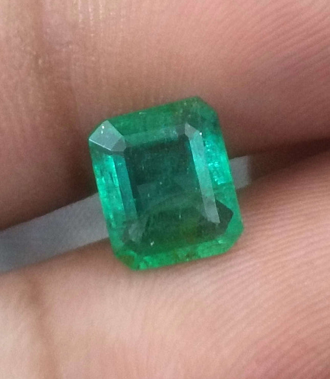 1.97ct Certified Natural Zambian Emerald Stone