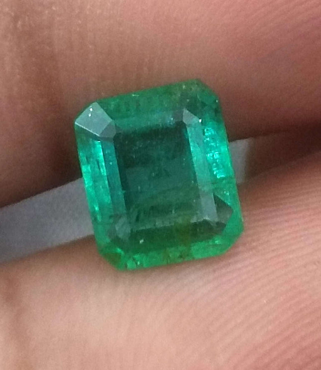 1.97ct Certified Natural Zambian Emerald Stone