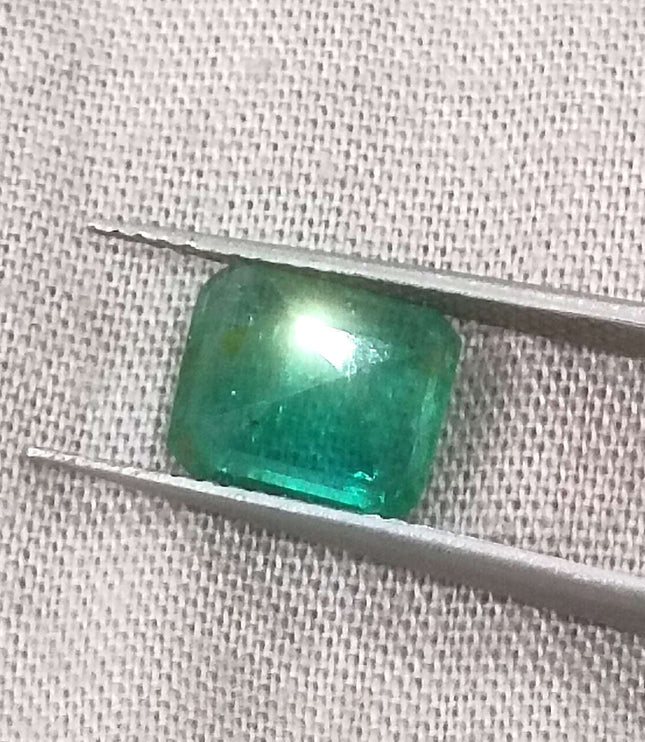 1.97ct Certified Natural Zambian Emerald Stone