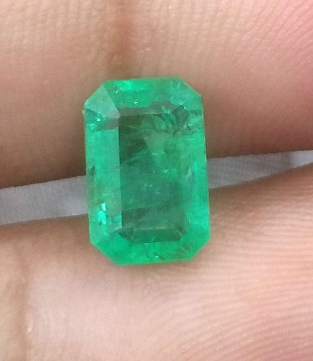 2.27ct Panjshir Emerald, Certified Natural Octagon cut stone