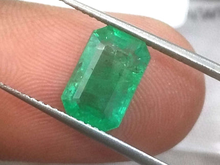 2.27ct Panjshir Emerald, Certified Natural Octagon cut stone