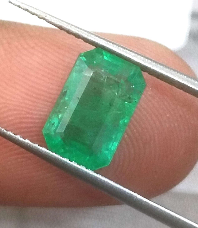 2.27ct Panjshir Emerald, Certified Natural Octagon cut stone