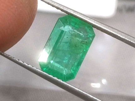 2.27ct Panjshir Emerald, Certified Natural Octagon cut stone