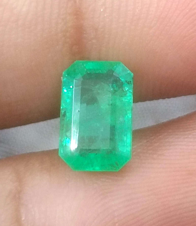 2.27ct Panjshir Emerald, Certified Natural Octagon cut stone