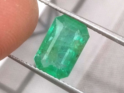 2.27ct Panjshir Emerald, Certified Natural Octagon cut stone