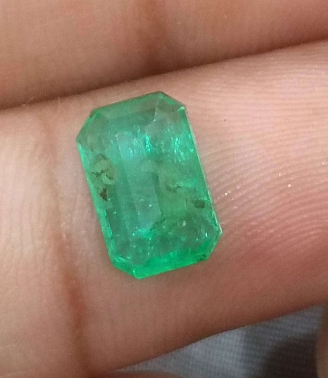 2.27ct Panjshir Emerald, Certified Natural Octagon cut stone