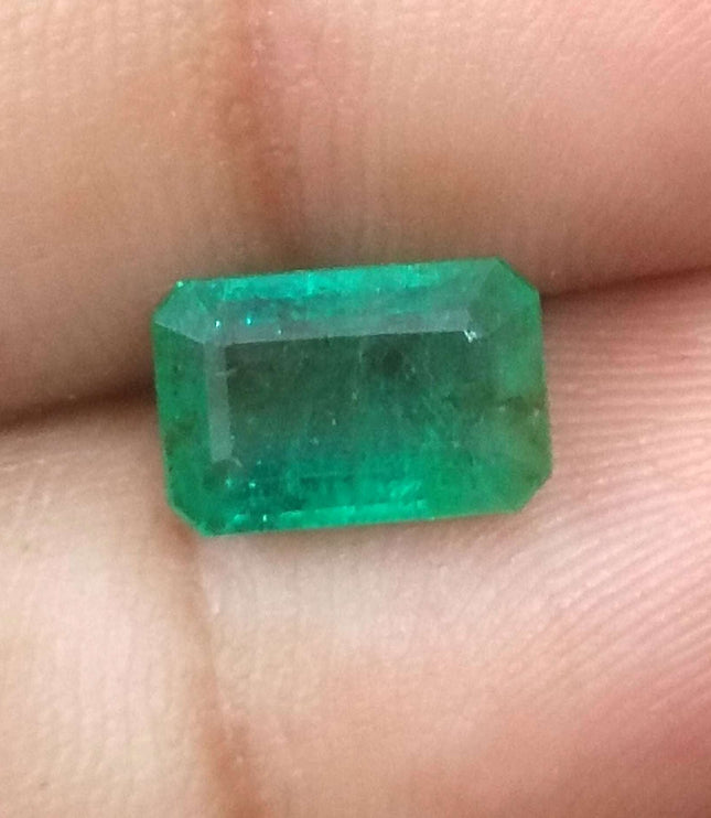 2.35ct Zambian Natural Emerald Octagon Cut Loose Stone