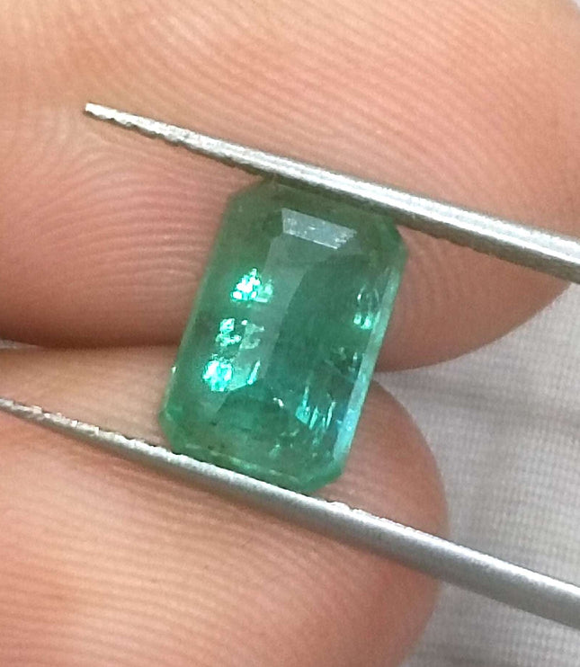 2.35ct Zambian Natural Emerald Octagon Cut Loose Stone