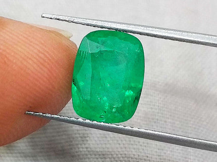 certified 3.19ct Zambian emerald