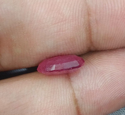 4.18ct Mozambique Ruby, 100% Natural Untreated Gemstone