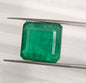 GSI Certified 10.81ct Deep Green Swat Emerald, 100% Natural Gemstone