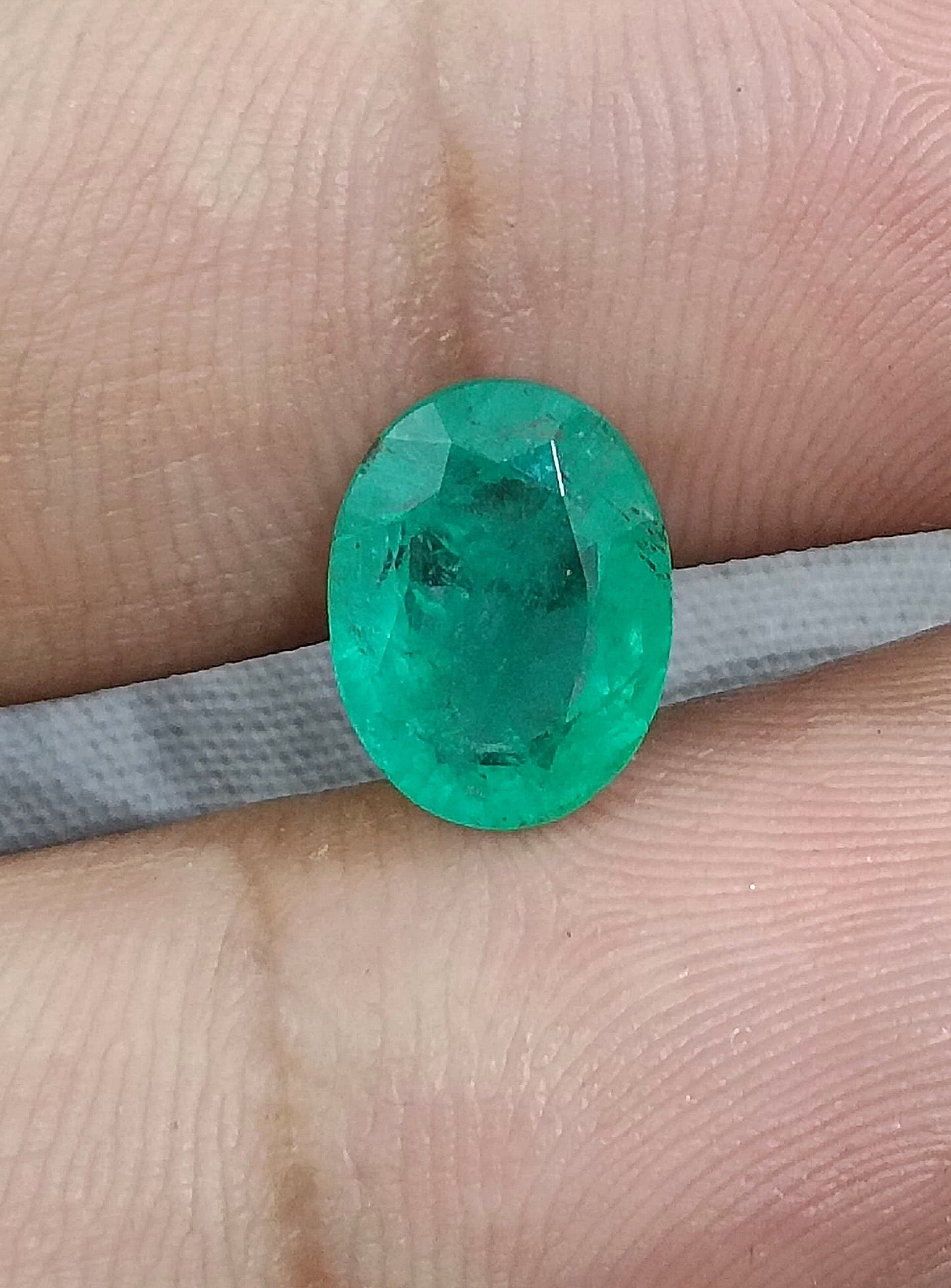 2.46ct Sea Foam Green Panjshir Emerald, 100% Natural Gemstones