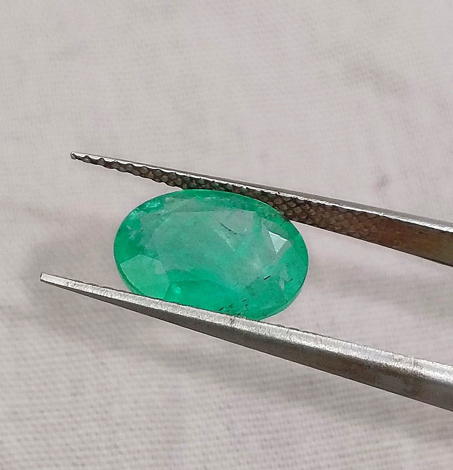 2.46ct Sea Foam Green Panjshir Emerald, 100% Natural Gemstones